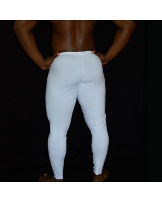 men Underworks cotton Spandex  Compression pants, back view