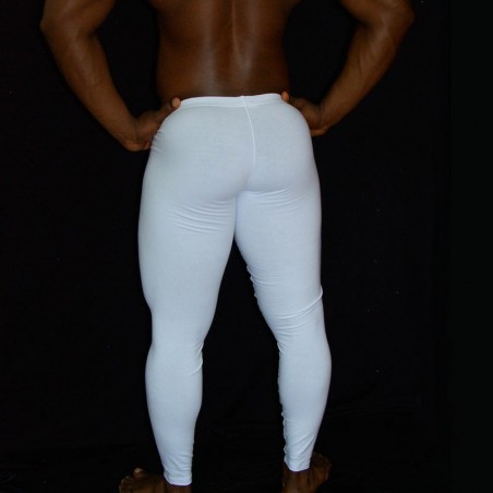 men Underworks cotton Spandex  Compression pants, back view