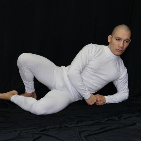 men Underworks cotton Spandex  Compression pants, front view