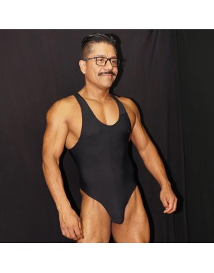 investering helder rivier Erotic Body Thong for Men in black color Size S