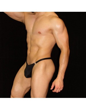 Tanga Broches Negro