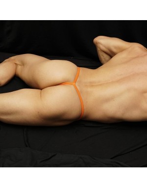 RIB Thong Orange extra mesh