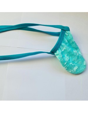 RIB Fleece thong light turquoise