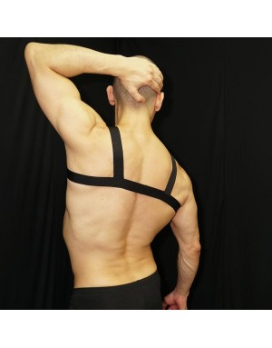 Body Chest Harness Black color