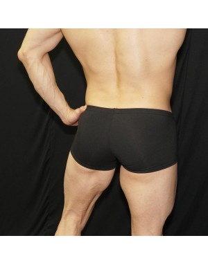 Cotton spandex lycra boxer for men Black color