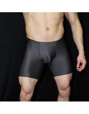 biker short for workout Steel Grey  color front view