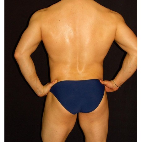 bikini slip sunga para hombre azul marino