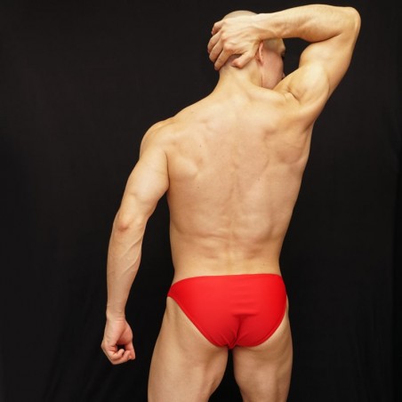 microfiber men bikini brief red color